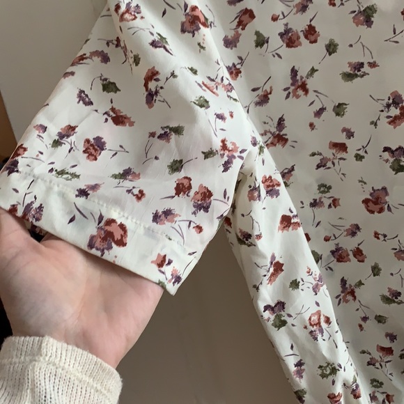 Vintage style top with floral pattern - Picture 4 of 6